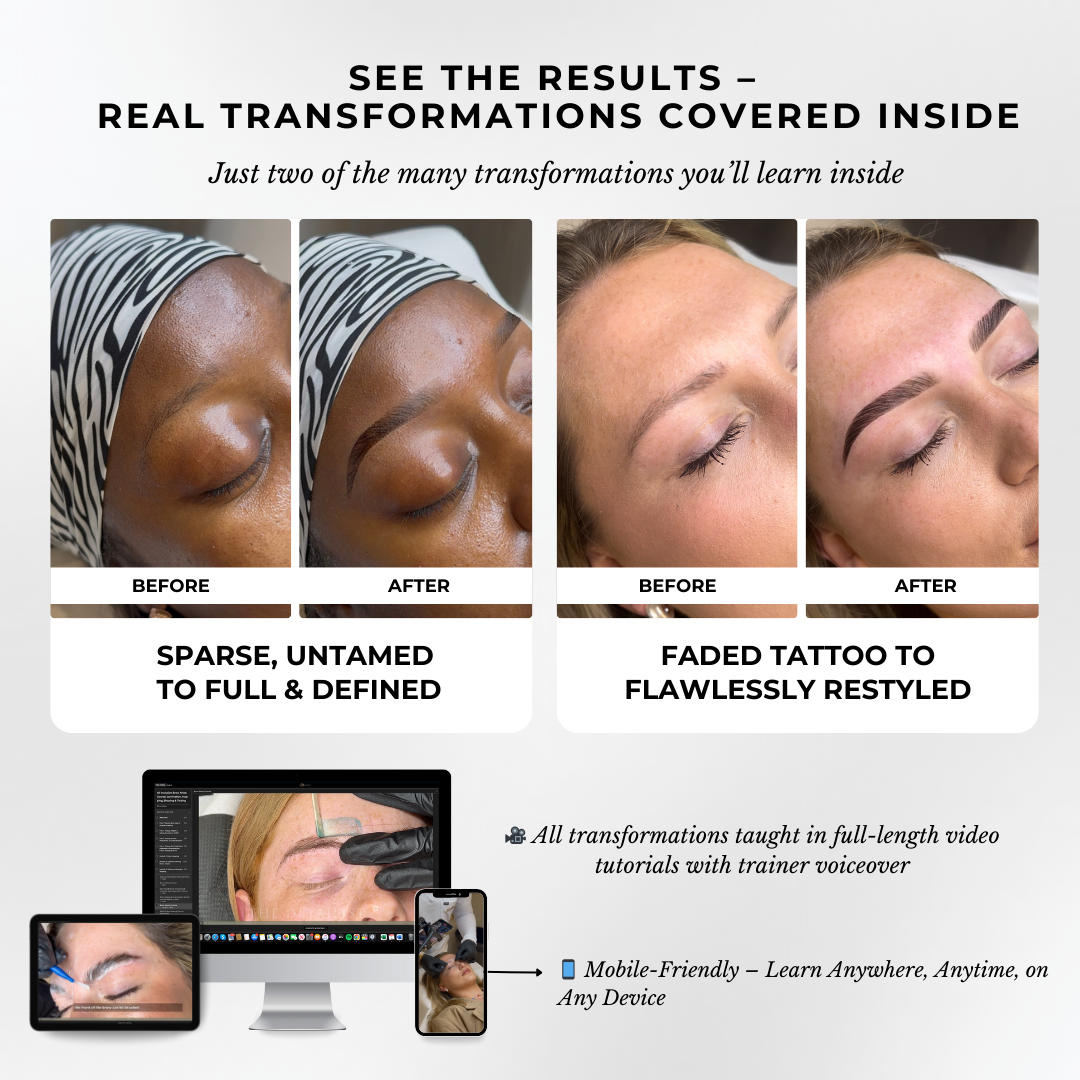 Brow Lamination, Tinting & Waxing Online Course
